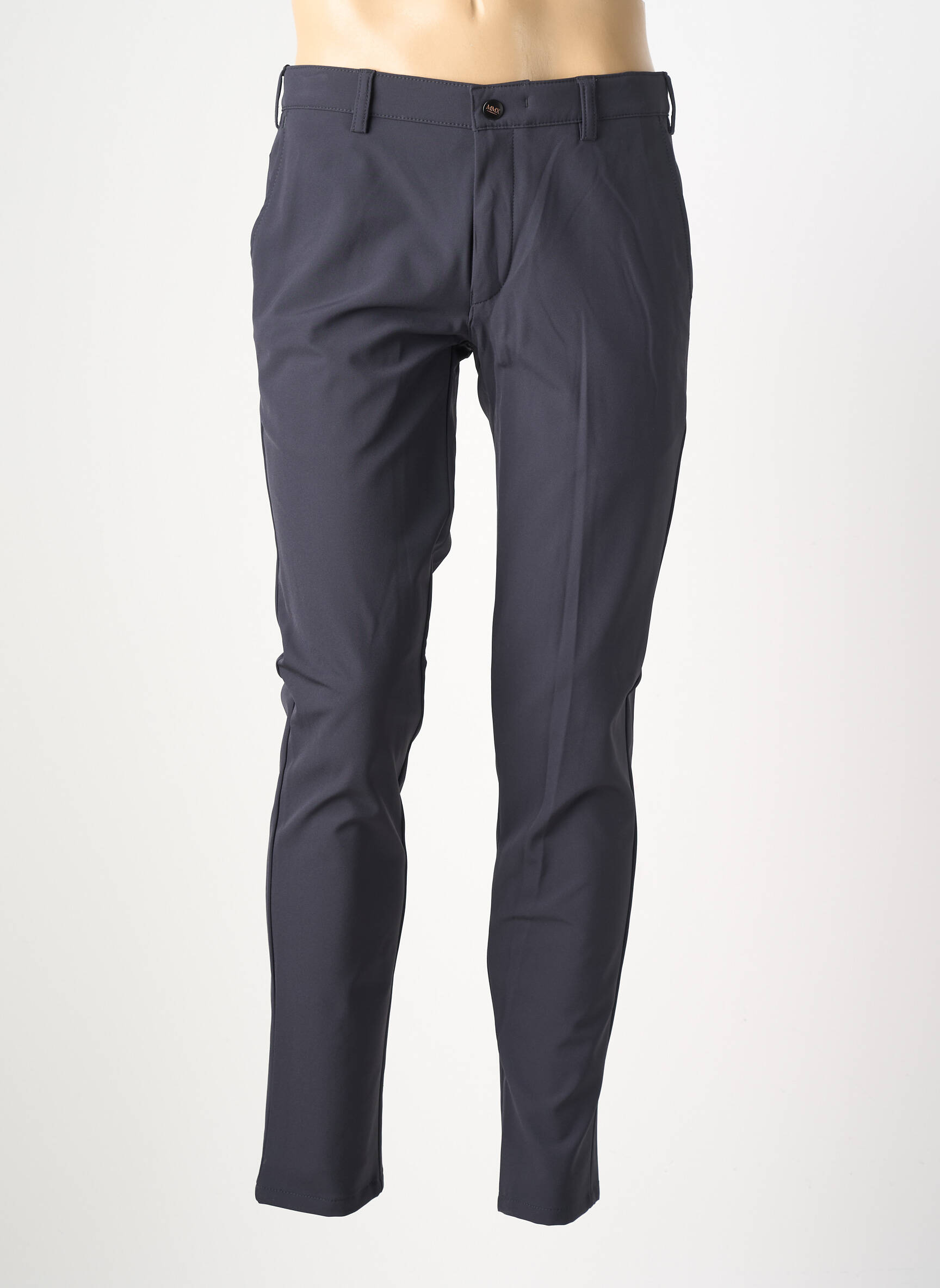 Pantalon droit coupe droite gris MMX homme