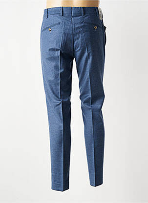 Pantalon chino tissage chiné taille normale bleu MMX homme