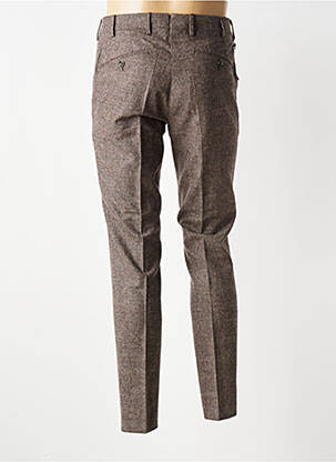 Pantalon chino imprimé imprimé prince de galle taille normale marron MMX homme