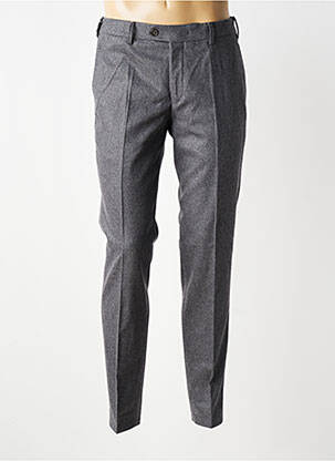 Pantalon chino tissage chiné taille normale gris MMX homme