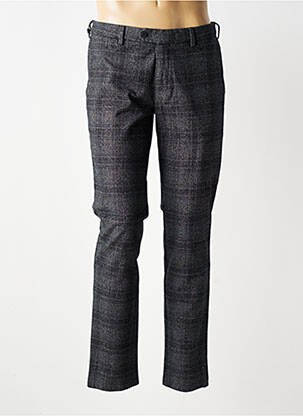 Pantalon chino imprimé imprimé prince de galle taille normale gris MMX homme