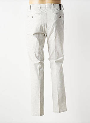 Pantalon chino tissage chiné taille normale beige MMX homme