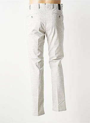 Pantalon chino tissage chiné taille normale beige MMX homme