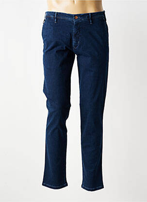 Pantalon chino stretch taille normale bleu MMX homme