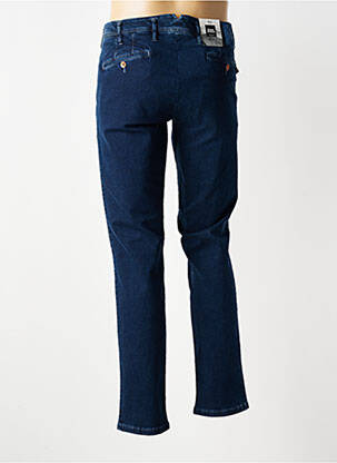 Pantalon chino stretch taille normale bleu MMX homme