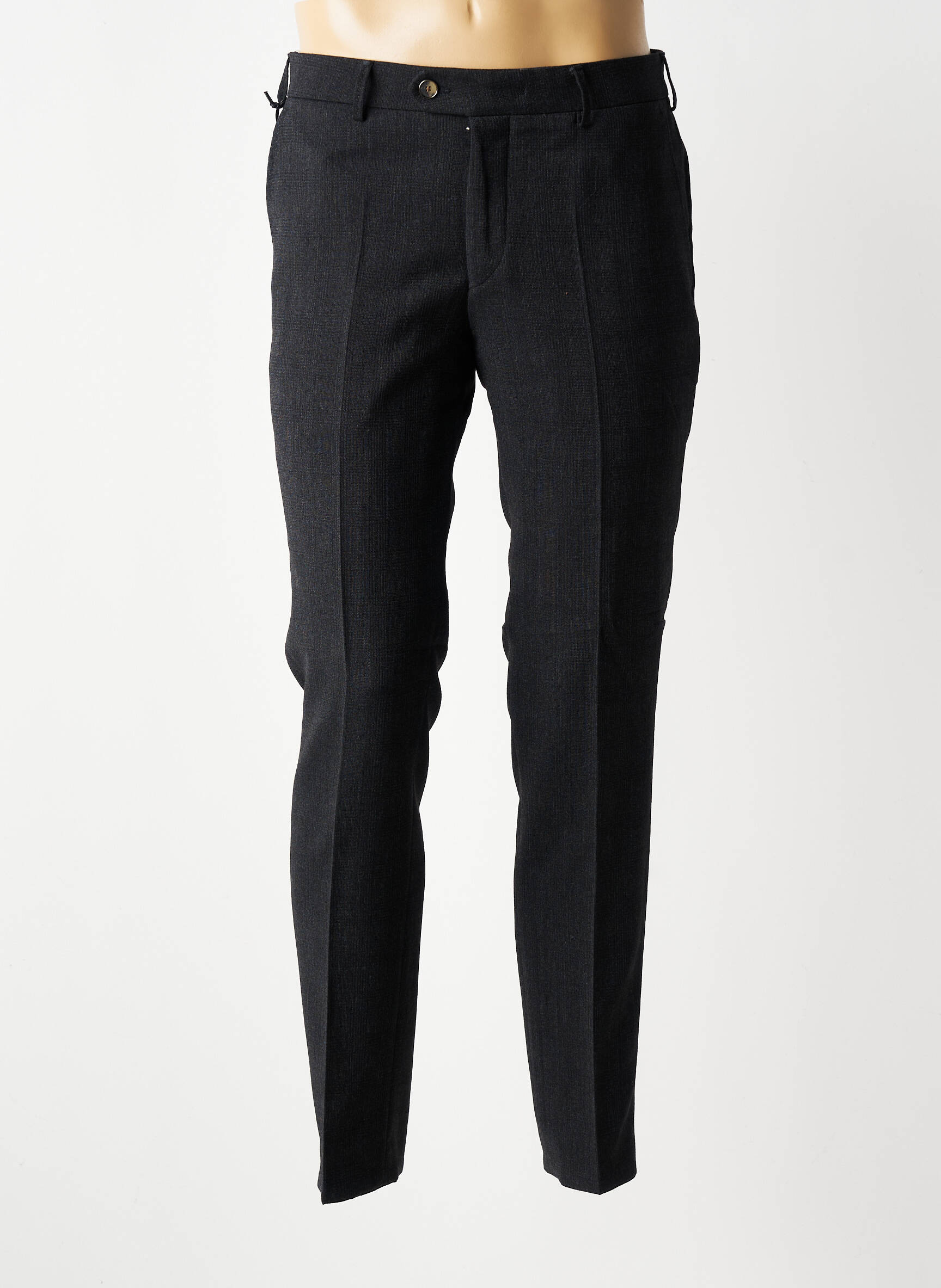 Pantalon chino imprimé imprimé prince de galle taille normale gris MMX homme