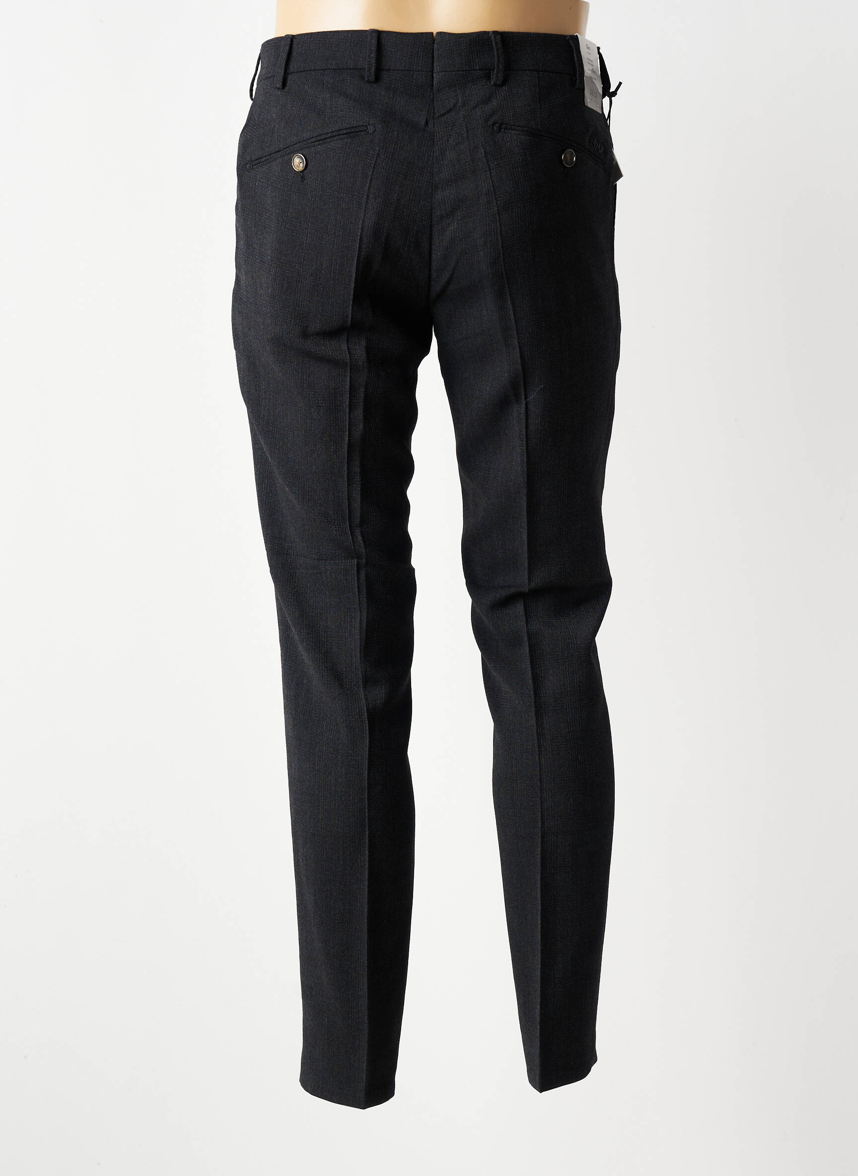 Pantalon chino imprimé imprimé prince de galle taille normale gris MMX homme