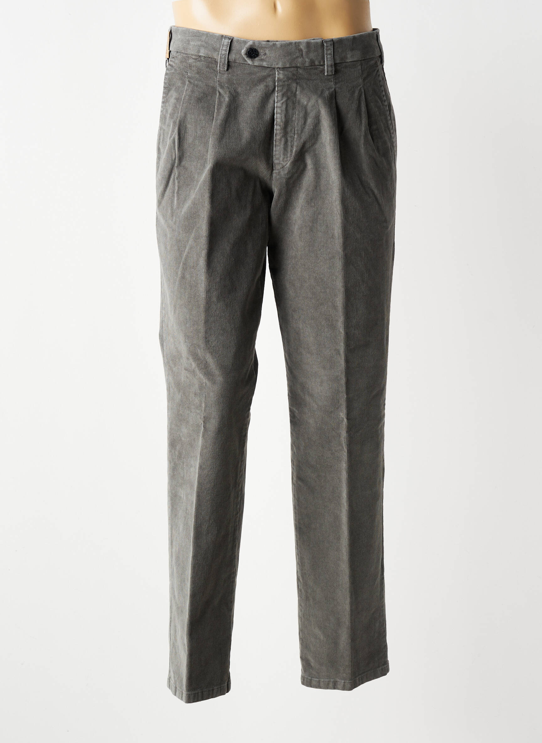 Pantalon chino bio taille normale gris MMX homme