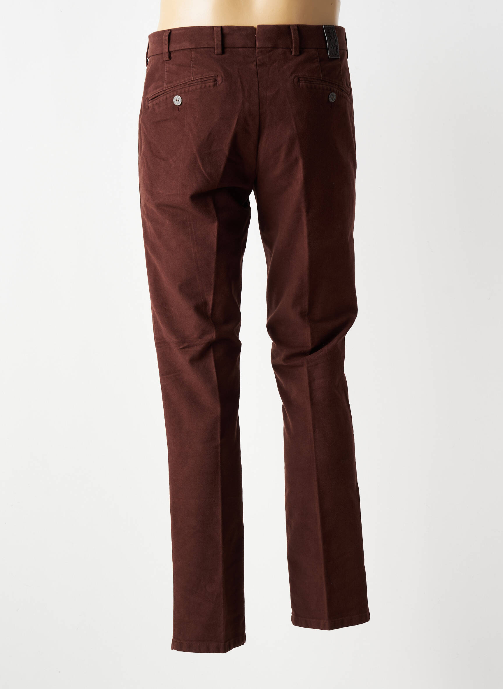 Pantalon chino bio taille normale marron MMX homme