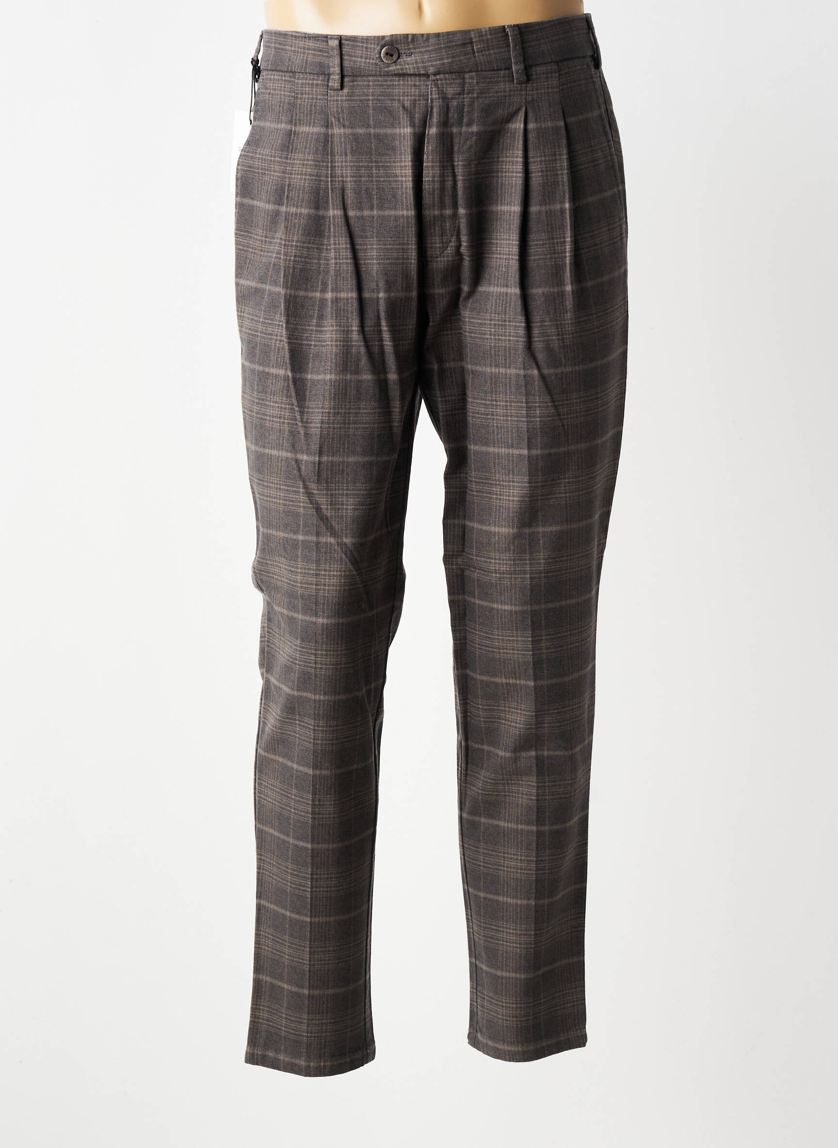 Pantalon chino bio taille normale gris MMX homme