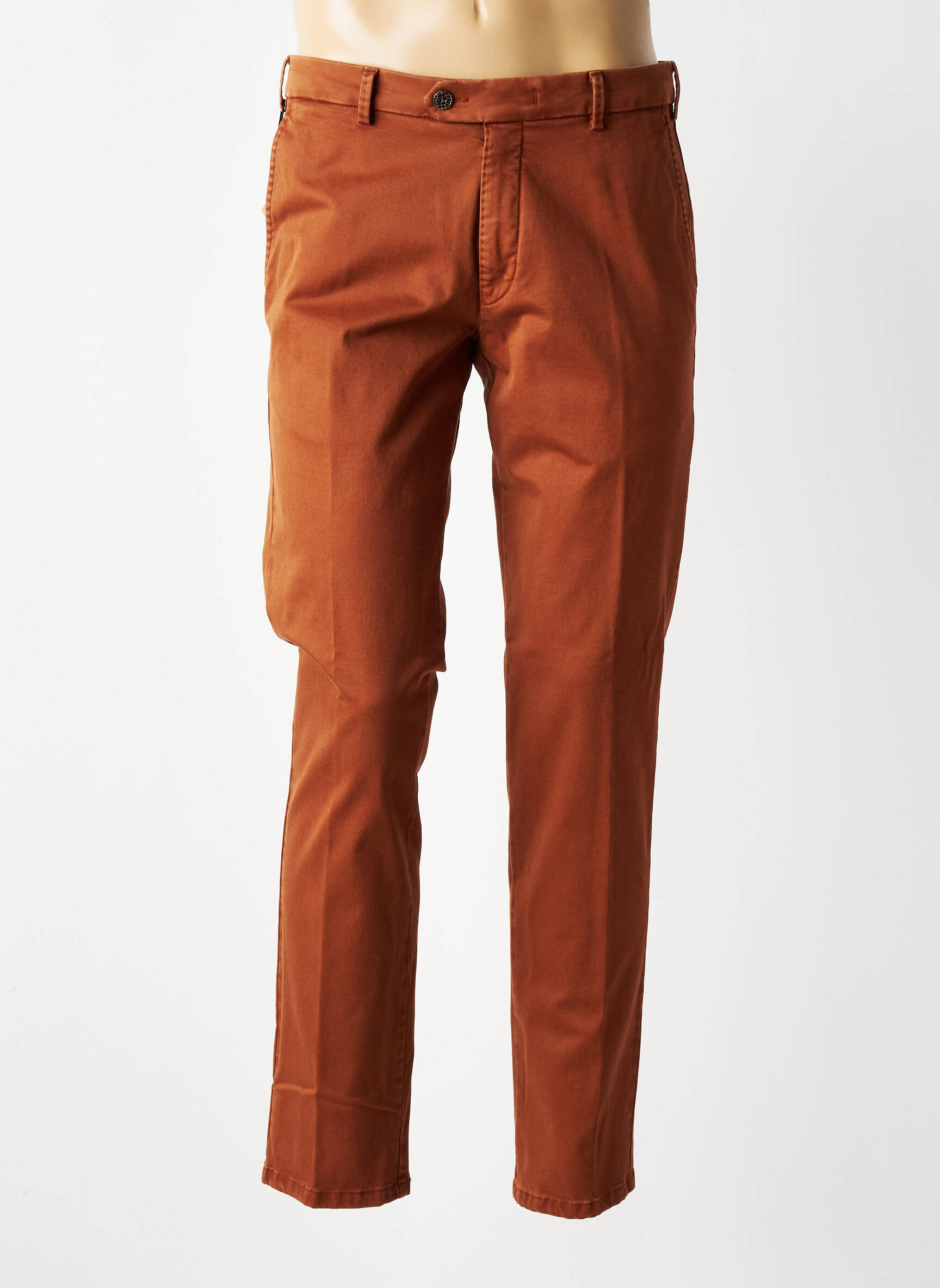 Pantalon chino bio taille normale orange MMX homme