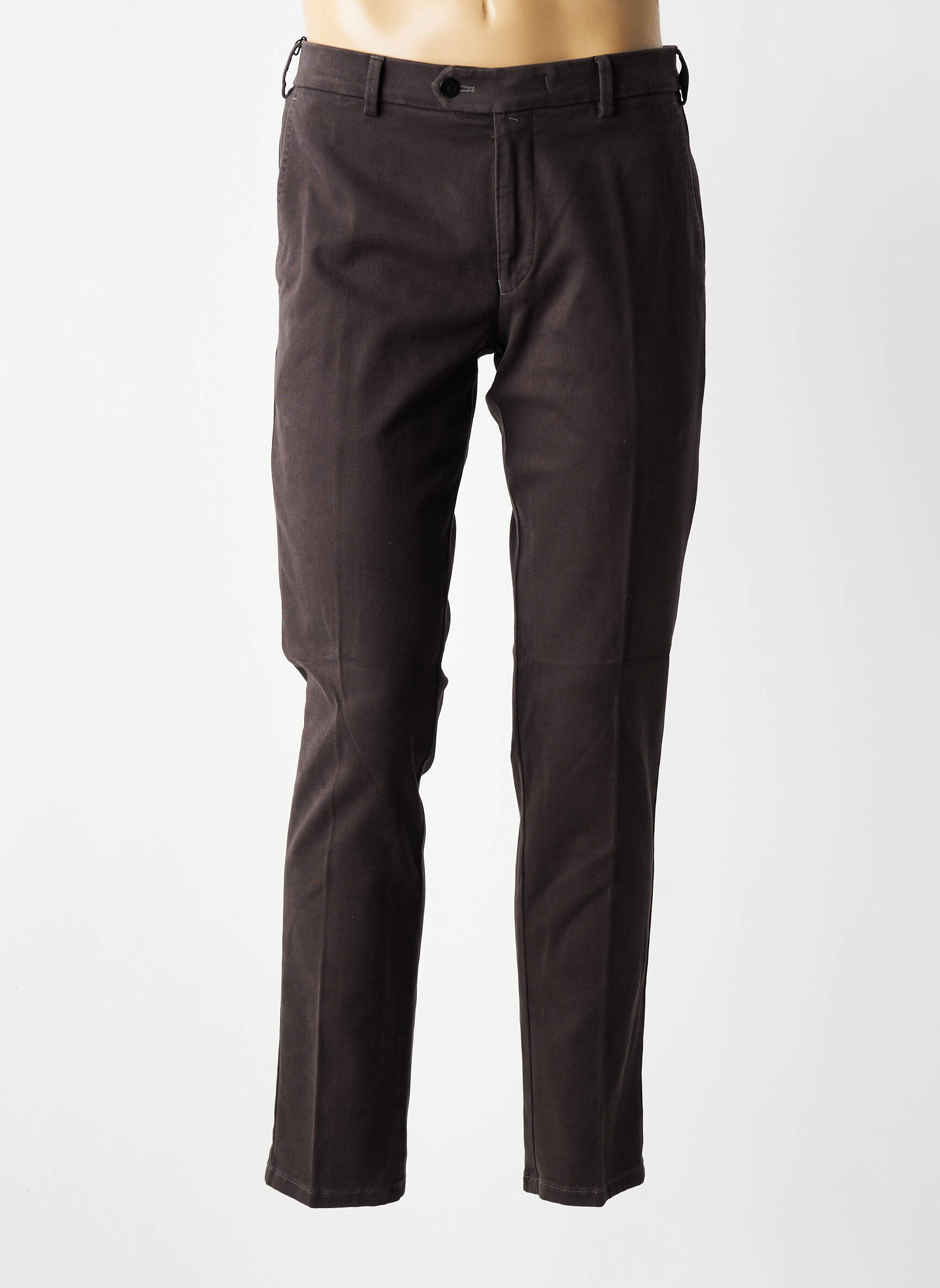 Pantalon chino bio taille normale marron MMX homme