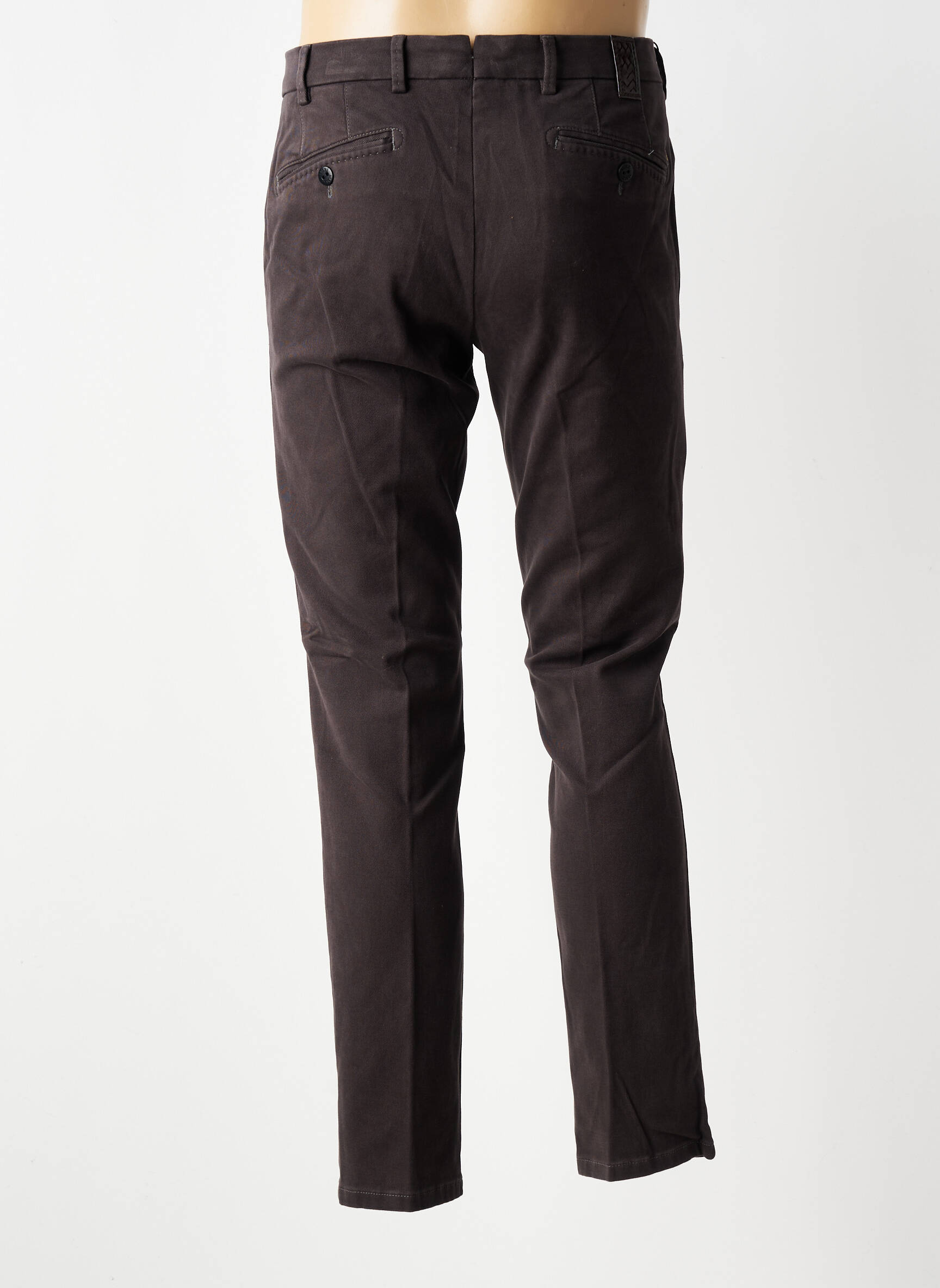 Pantalon chino bio taille normale marron MMX homme