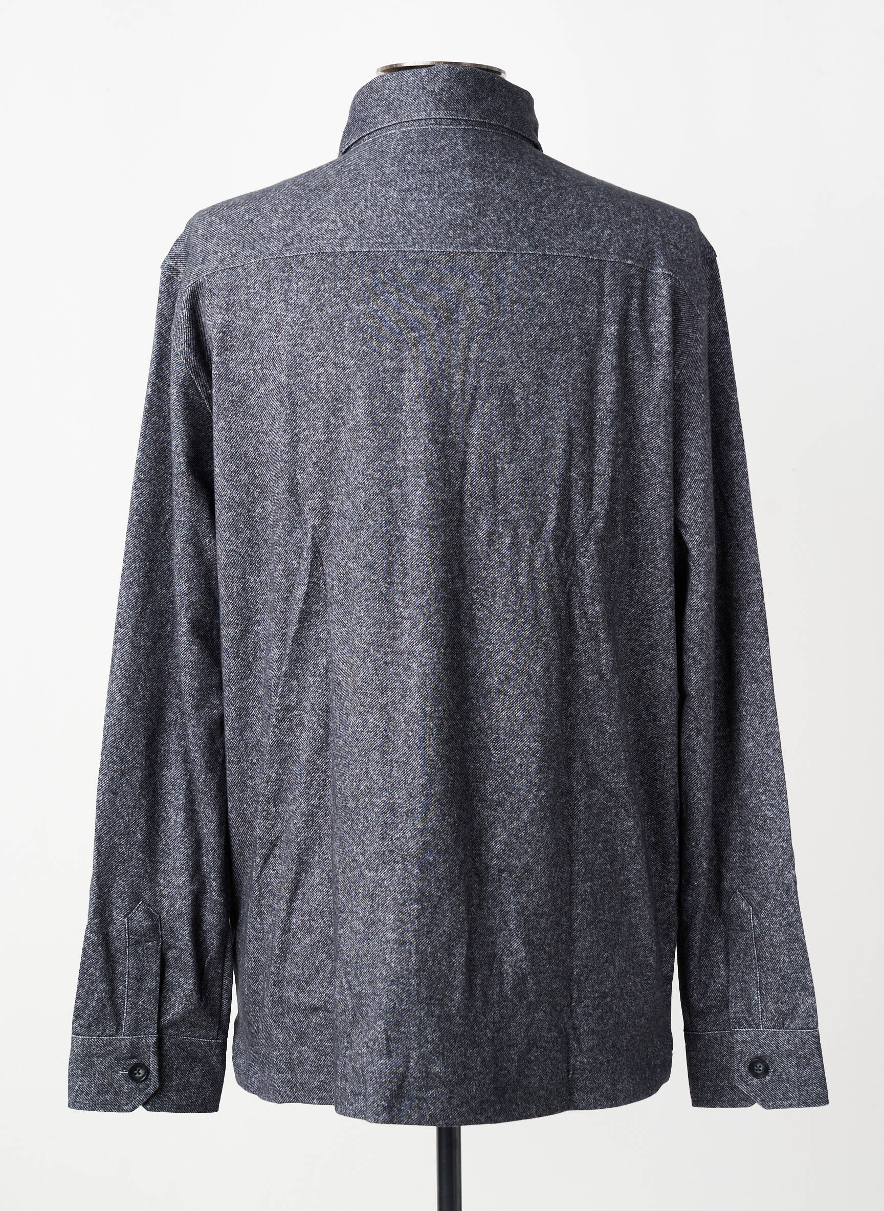 Chemise manches longues coupe cintrée gris DESOTO homme