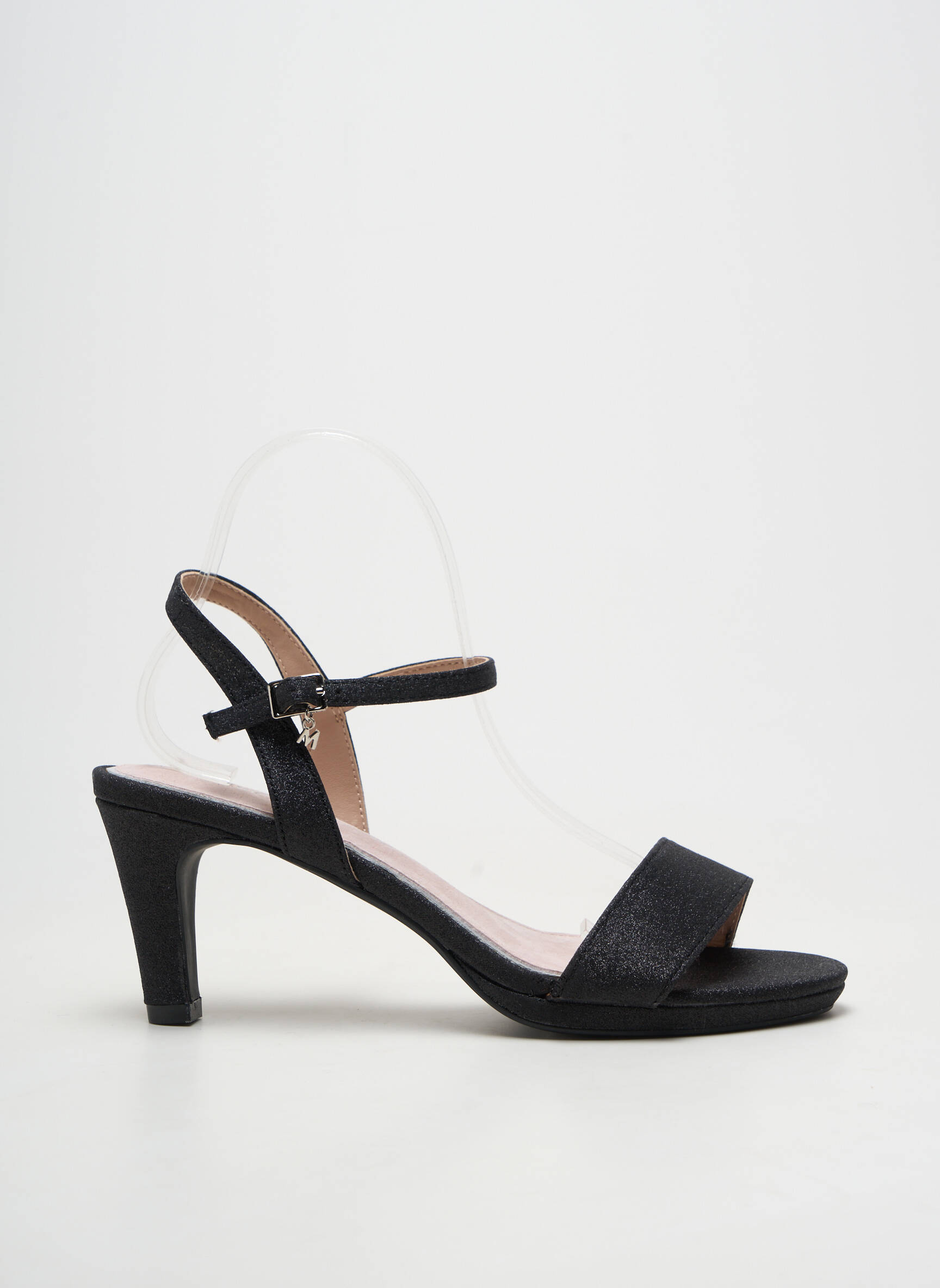Sandales/nu pieds talon aiguille talon de 7 à 9cm noir MARIAMARE femme