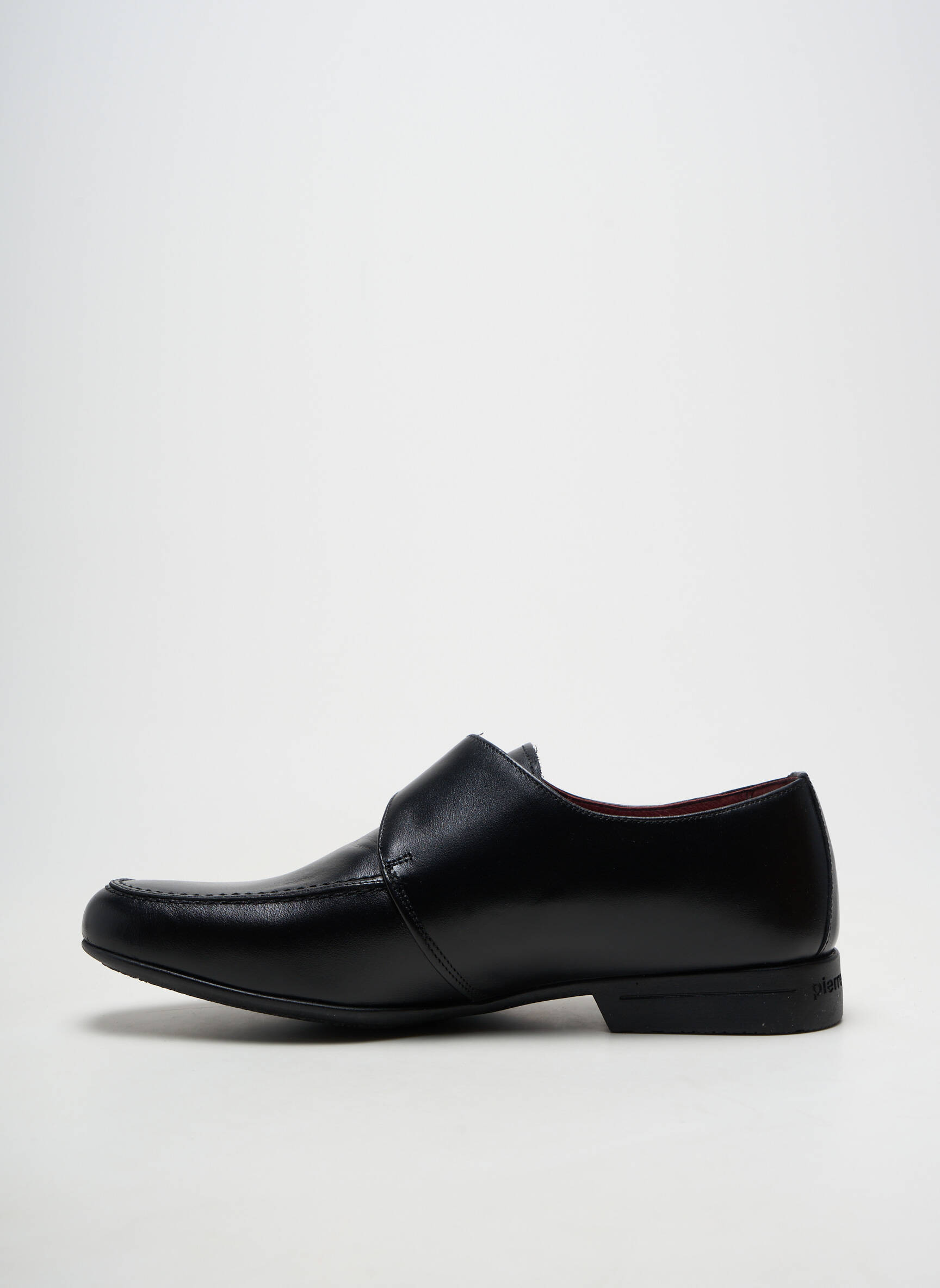 Mocassins matière lisse talon bas noir PIERRE CARDIN homme