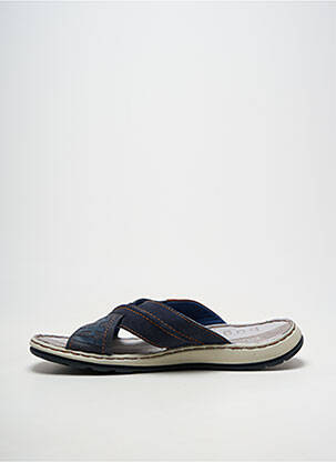 Mules/sabots bout ouvert bout ouvert bleu BUGATTI homme