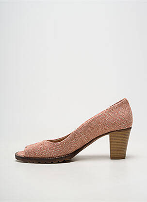 Escarpins talon de 4 à 6cm rose MTNG femme