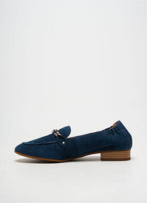 Mocassins bout rond talon plat jusqu'à 3cm bleu MAM'ZELLE femme