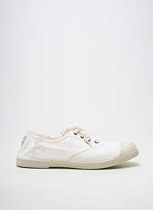 Baskets bout rond bout rond blanc NATURAL WORLD homme