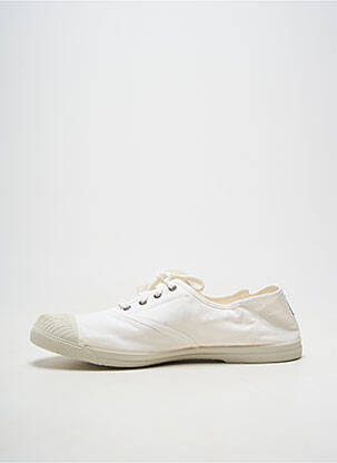 Baskets bout rond bout rond blanc NATURAL WORLD homme