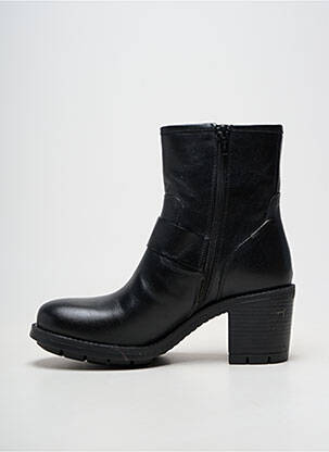 Bottines/boots matière lisse talon de 7 à 9cm noir MAJA femme