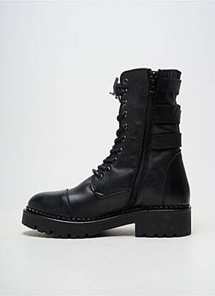 Bottes matière lisse talon de 4 à 6cm noir COCO ET ABRICOT femme