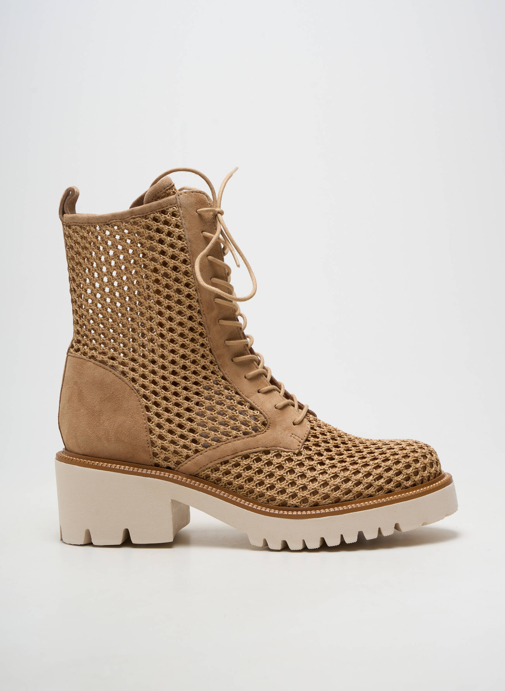 Bottines/boots bout rond talon de 4 à 6cm beige MAM'ZELLE femme