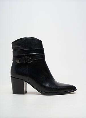 Bottines/boots matière lisse talon de 4 à 6cm noir MAJA femme