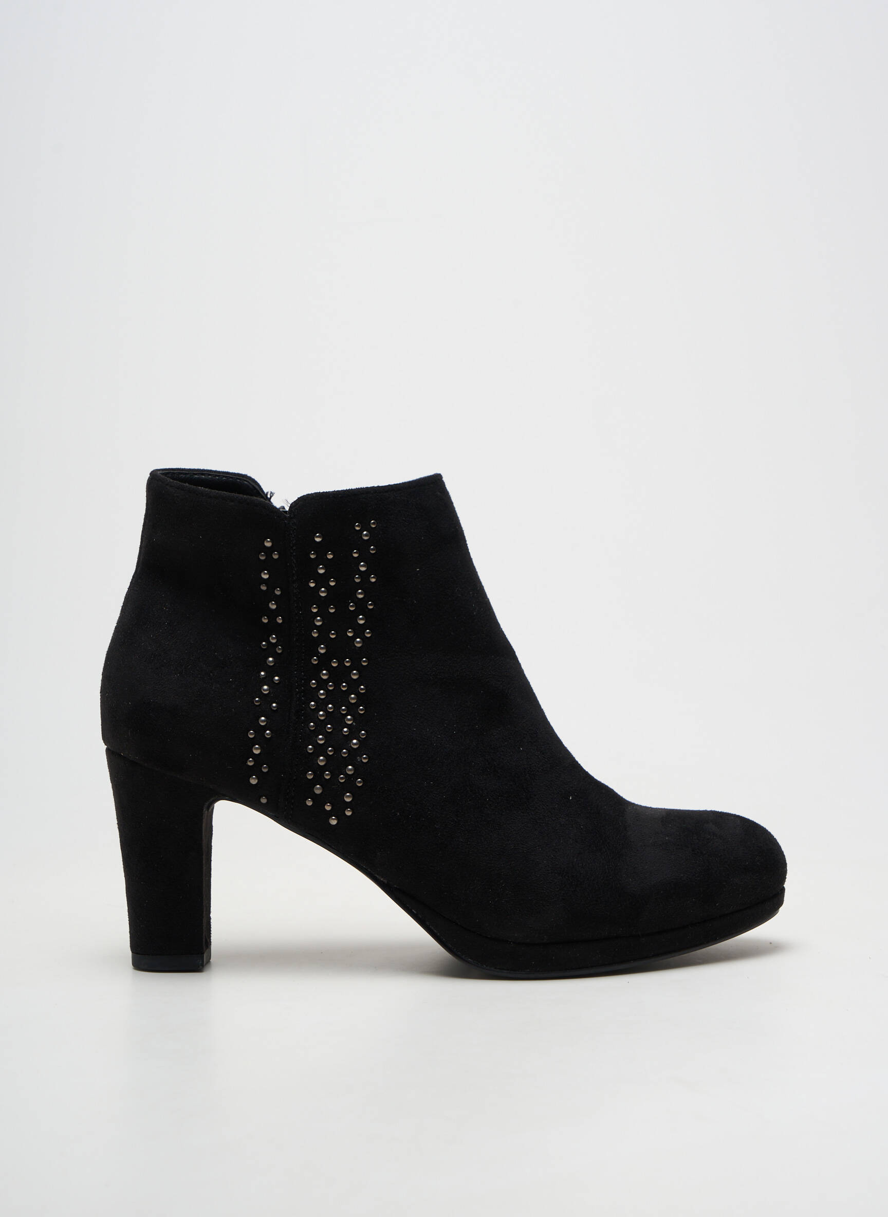 Bottines/boots talon bottier talon de 7 à 9cm noir MARIAMARE femme