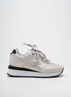 Baskets plateforme talon de 4 à 6cm gris COLMAR femme