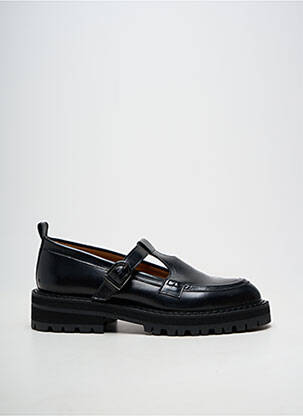 Derbies tissage satiné talon de 4 à 6cm noir MAISON TOUFET femme