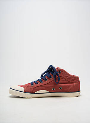 Baskets bout rond bout rond rouge PEPE JEANS homme