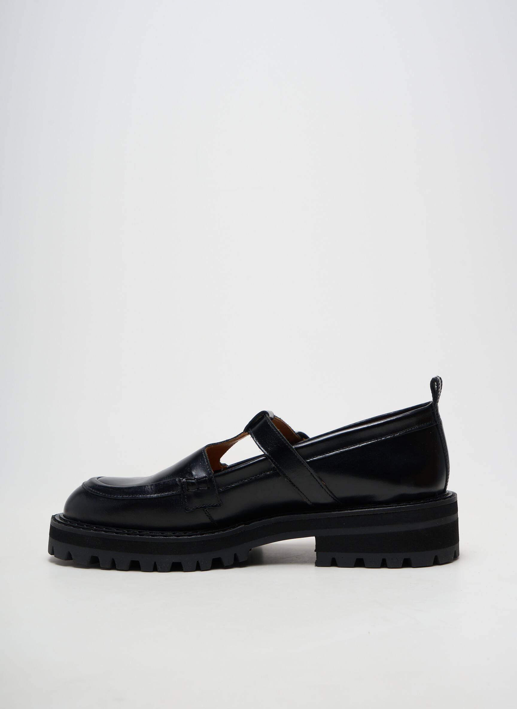 Derbies tissage satiné talon de 4 à 6cm noir MAISON TOUFET femme