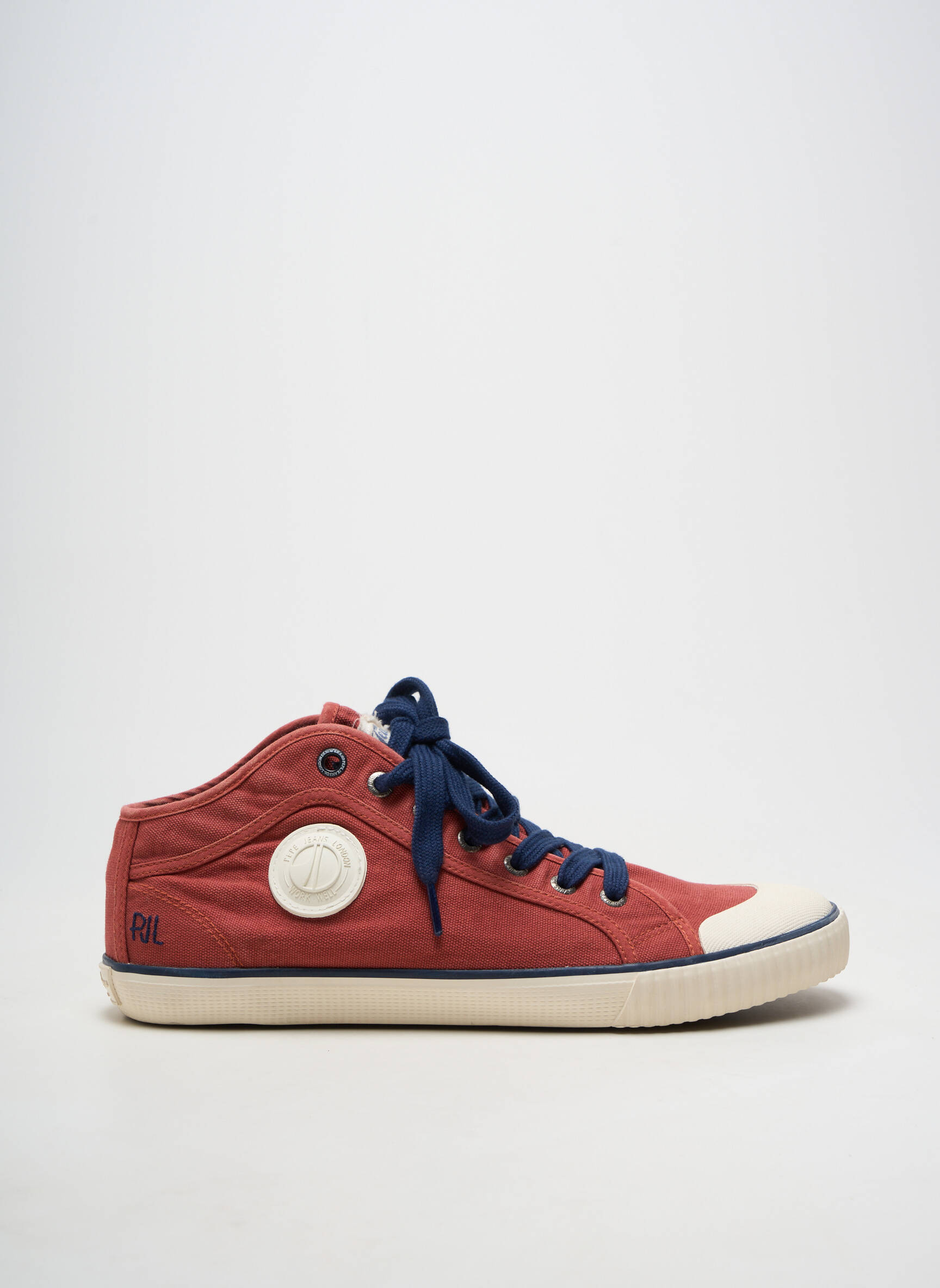 Baskets bout rond bout rond rouge PEPE JEANS homme