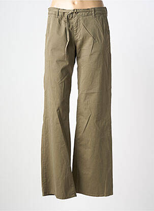 Pantalon flare taille normale taille normale vert LE TEMPS DES CERISES femme