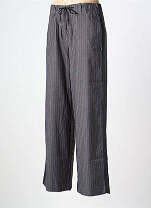 Pantalon large taille à pinces taille normale gris LE TEMPS DES CERISES femme