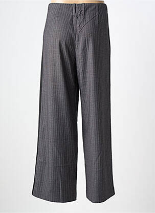 Pantalon large taille à pinces taille normale gris LE TEMPS DES CERISES femme
