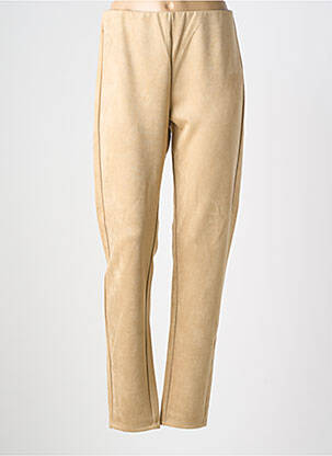Pantalon slim taille élastique taille normale beige SOYACONCEPT femme