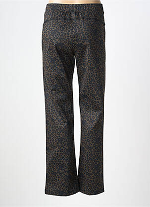 Pantalon droit stretch taille normale marron B&M femme