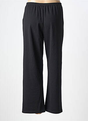 Pantalon large tissage crêpe taille normale noir KAKIE femme