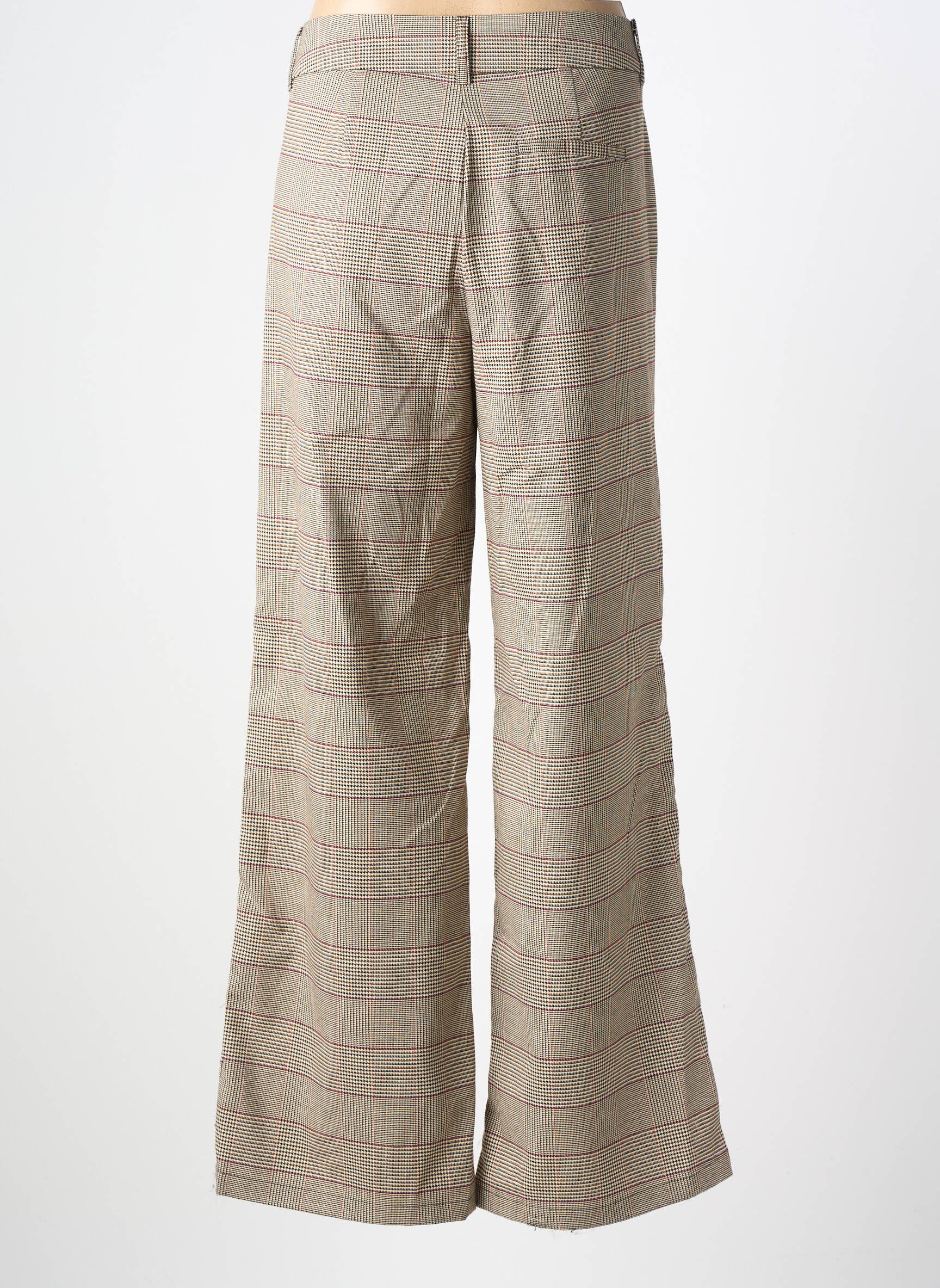 Pantalon flare stretch taille normale beige SOYACONCEPT femme