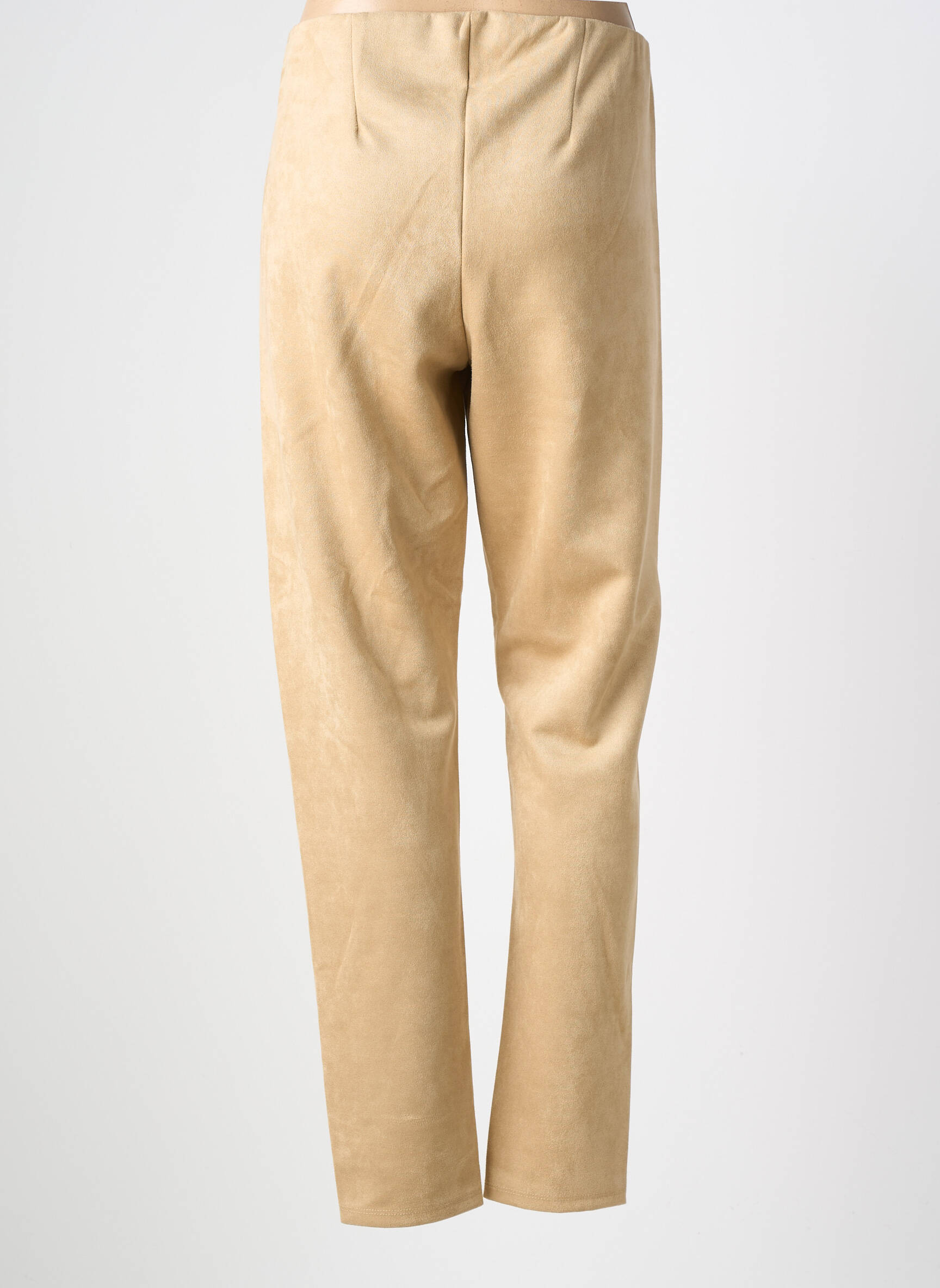 Pantalon slim taille élastique taille normale beige SOYACONCEPT femme