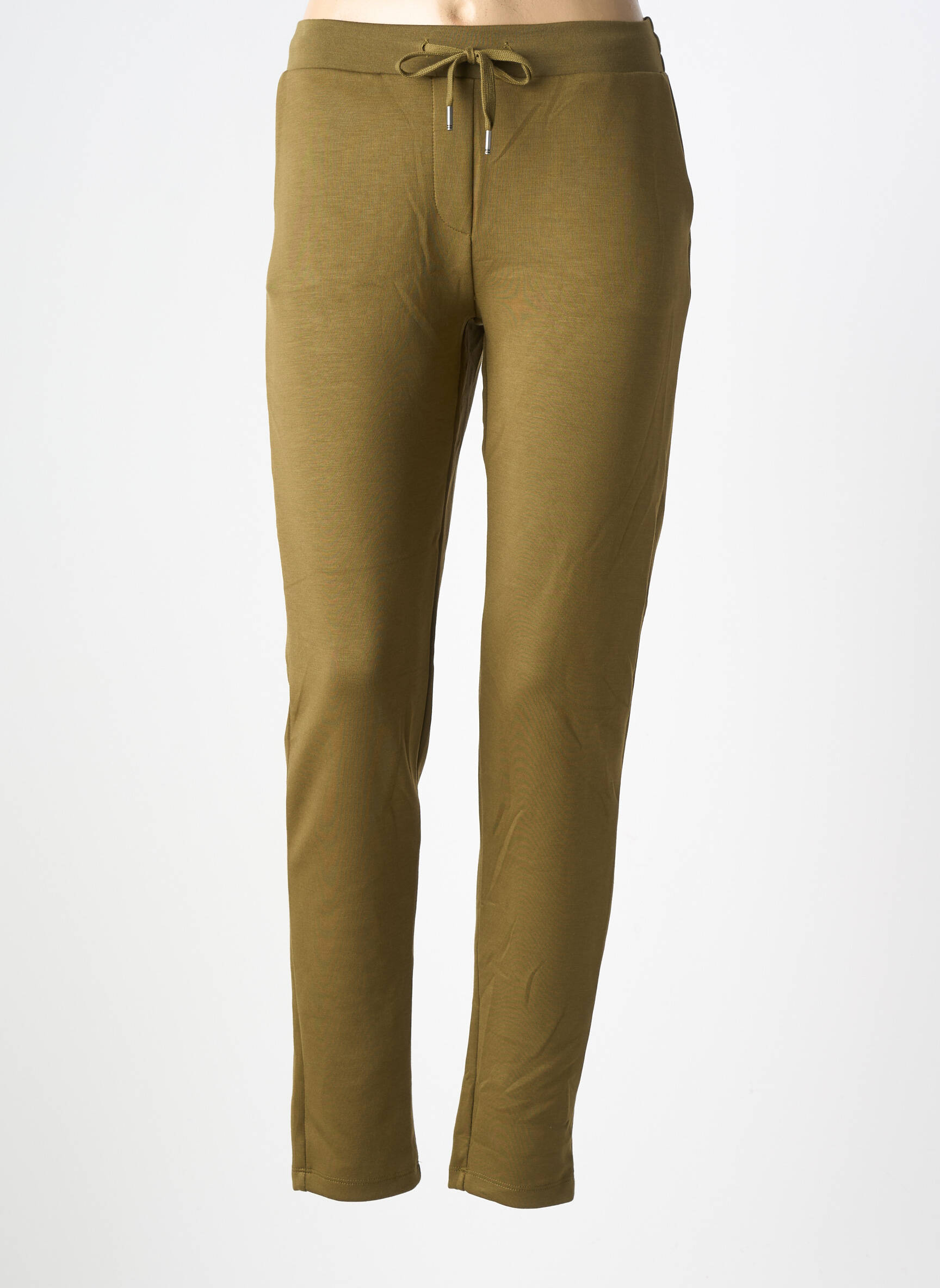 Jogging slim taille normale vert SOYACONCEPT femme
