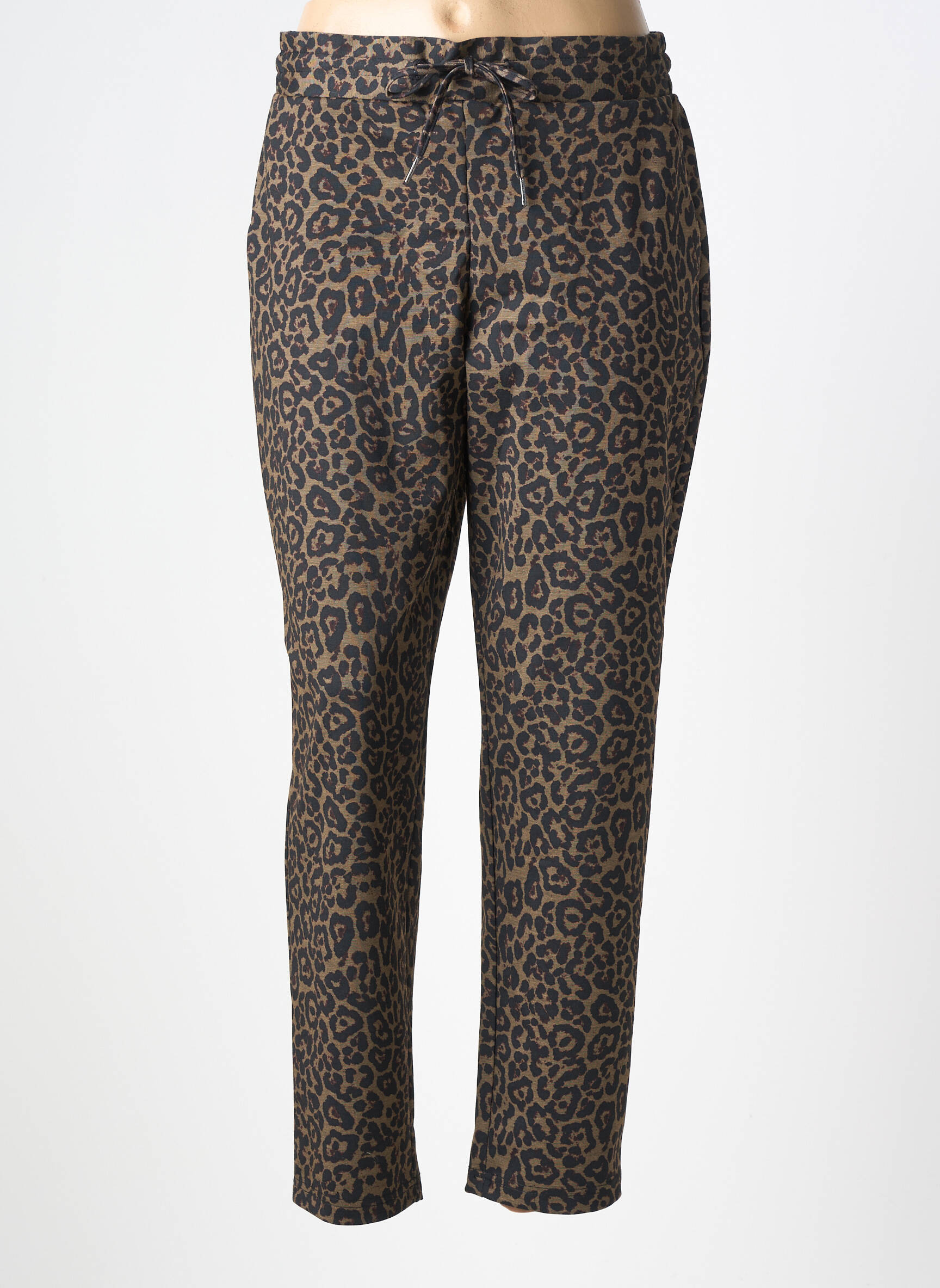 Jogging slim taille normale marron LE TEMPS DES CERISES femme