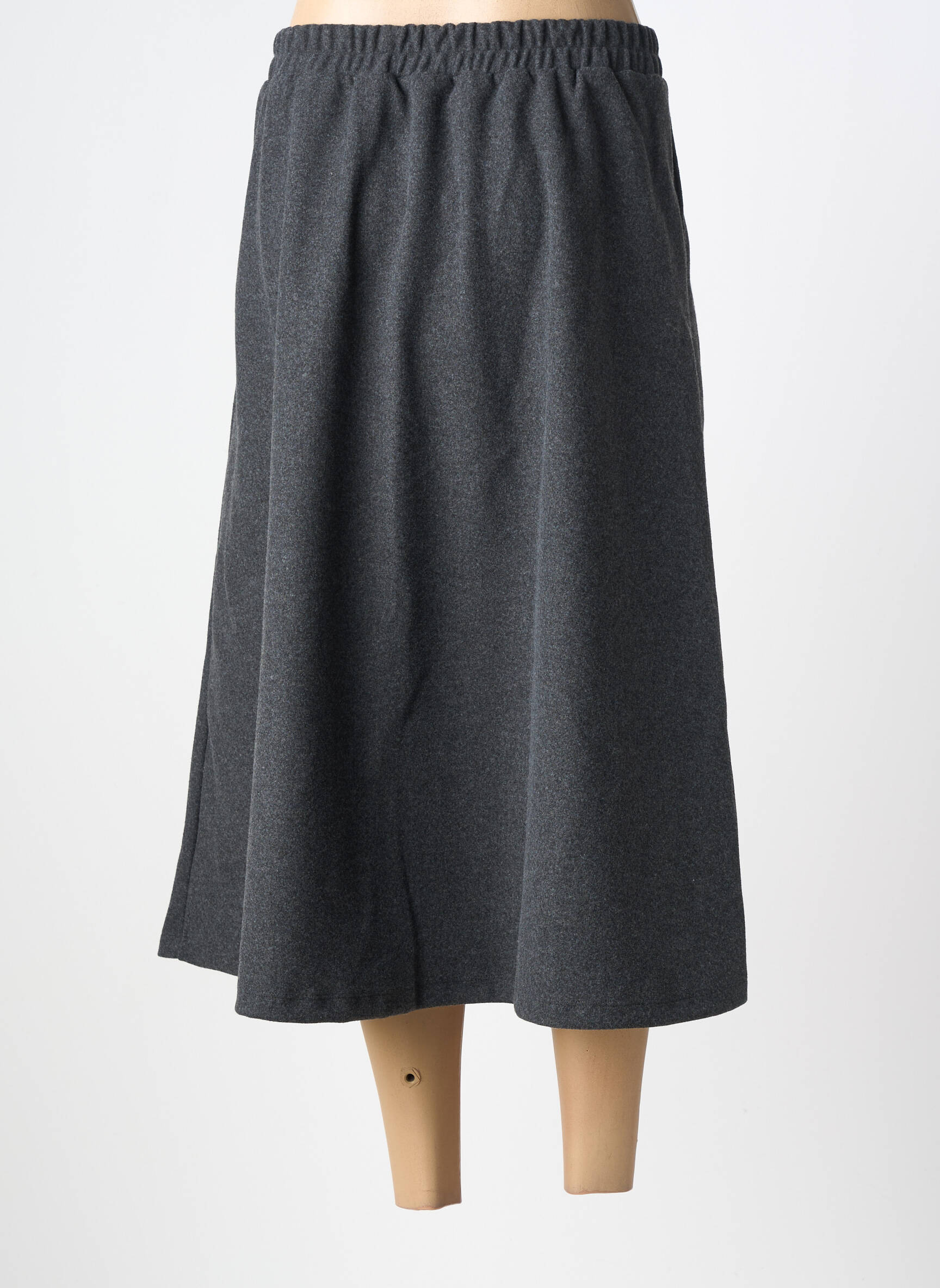 Jupe longue coupe évasée gris SOYACONCEPT femme