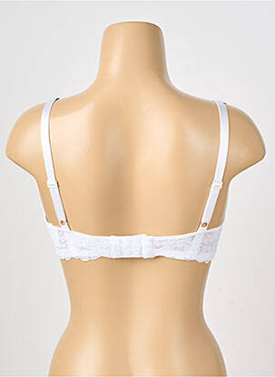 Soutien-gorge effet matière satinée haut soutien-gorge moulé blanc PASSIONATA femme