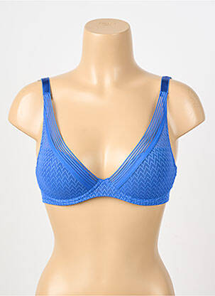 Soutien-gorge légère et transparente haut soutien-gorge moulé bleu PASSIONATA femme