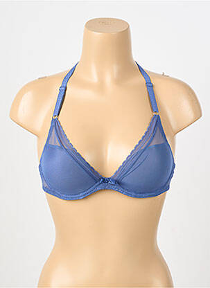 Soutien-gorge légère et transparente haut soutien-gorge moulé bleu PASSIONATA femme