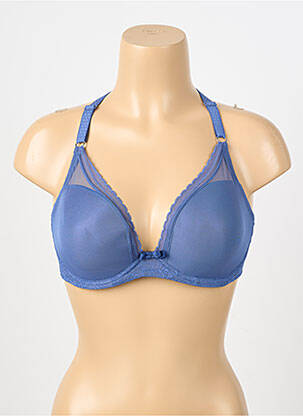 Soutien-gorge légère et transparente haut soutien-gorge moulé bleu PASSIONATA femme